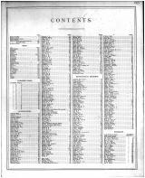 Table of Contents, Madison County 1873 Microfilm